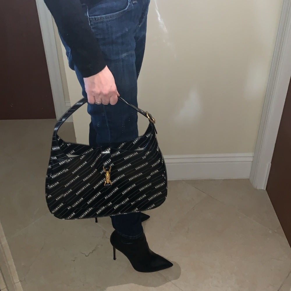 Gucci x the hacker Balenciaga 1961 Jackie Hobo Medium - Picture 2 of 12